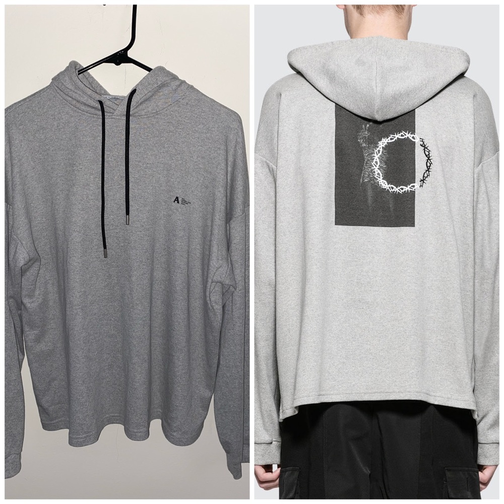 1017 alyx 9sm Visual Dancing Girl Hoodie Gray S